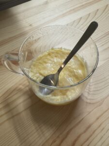レンジで簡単プリン